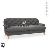 British Arm Caps Wooden Sofa & Sofa Set