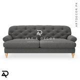 British Arm Caps Wooden Sofa & Sofa Set
