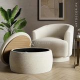 SWIVEL SOFA & STORAGE STOOL