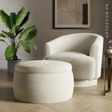 SWIVEL SOFA & STORAGE STOOL