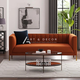 Luxe Velvet 3 Seater Sofa